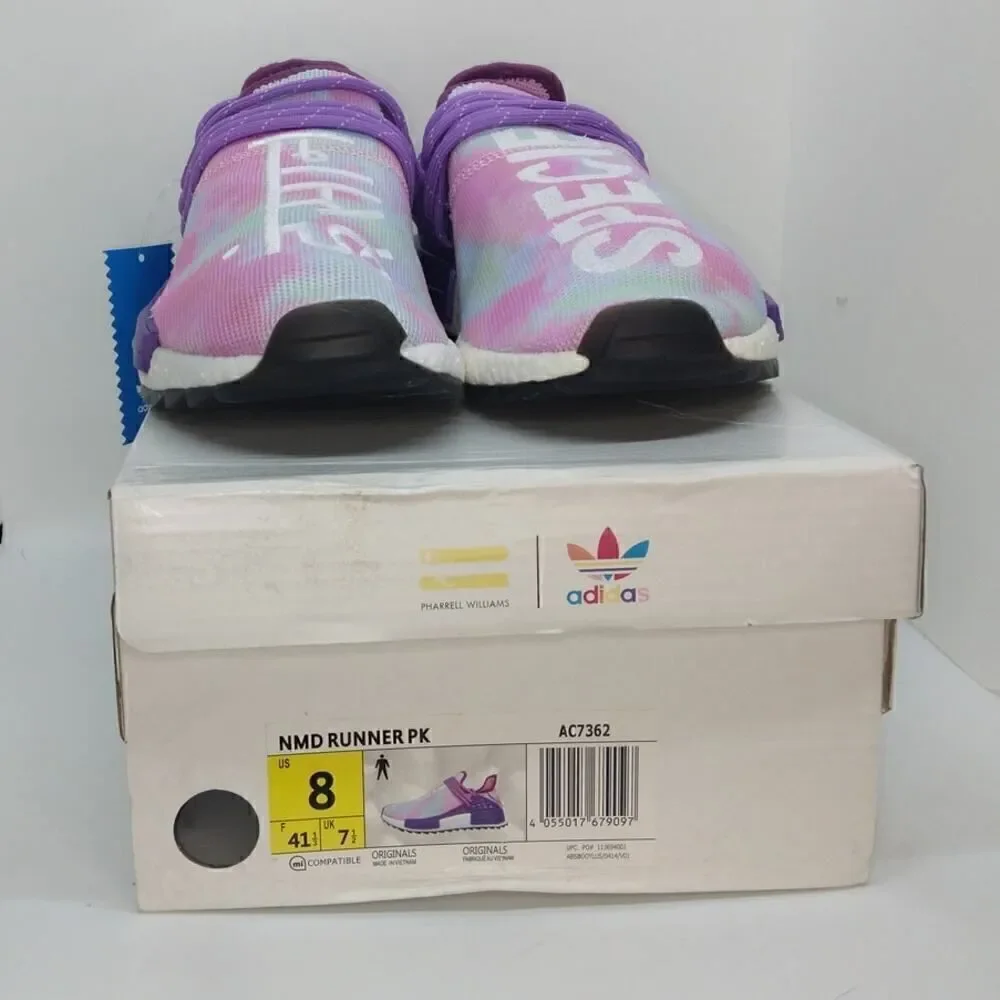 Adidas NMD Human Race Mens NEW w/Tags Purple/Teal Athletic Sneakers - sz. 8